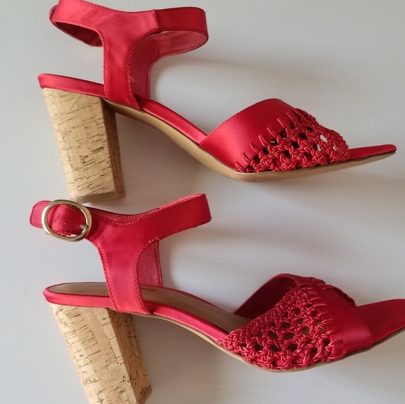 Anthropologie Farylrobin Cork Heels - Picture 2 of 6